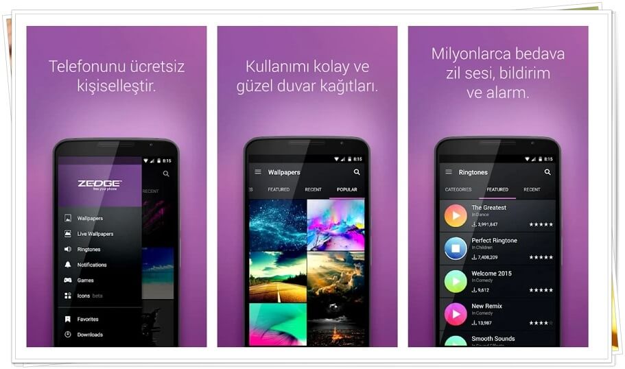 En iyi Telefon Duvar Kağıdı Uygulamaları