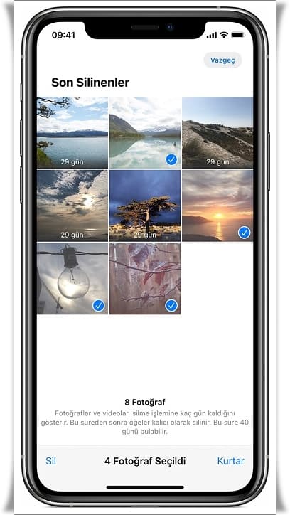 iPhone'da Silinen Fotoğraflar Nasıl Geri Getirilir?