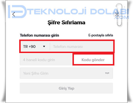 Tiktok Şifremi ve e-Postamı Unuttum!