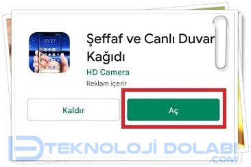 Telefonda Şeffaf Duvar Kağıdı Nasıl Yapılır?