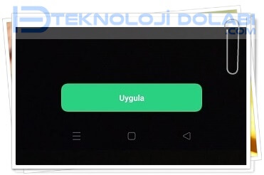 Telefonda Şeffaf Duvar Kağıdı Nasıl Yapılır?