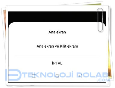 Telefonda Şeffaf Duvar Kağıdı Nasıl Yapılır?