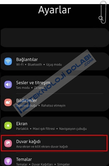 Android Telefonda Duvar Kağıdı Nasıl Değiştirilir?