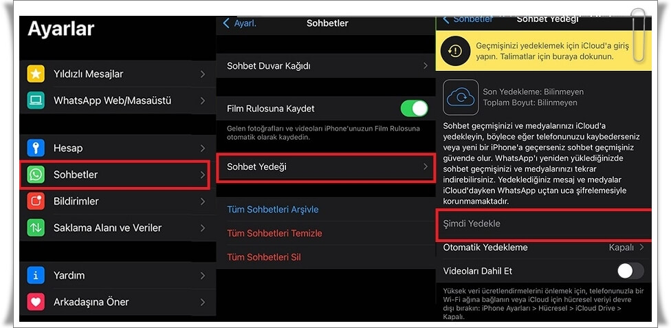 iPhone'da WhatsApp Yedekleme Sorunu Nasıl Çözülür?