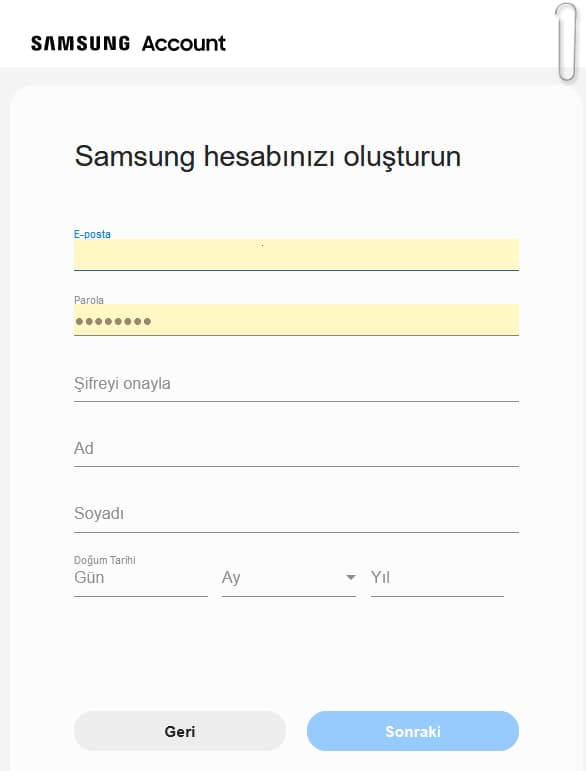 Samsung Account Nasıl Açılır?