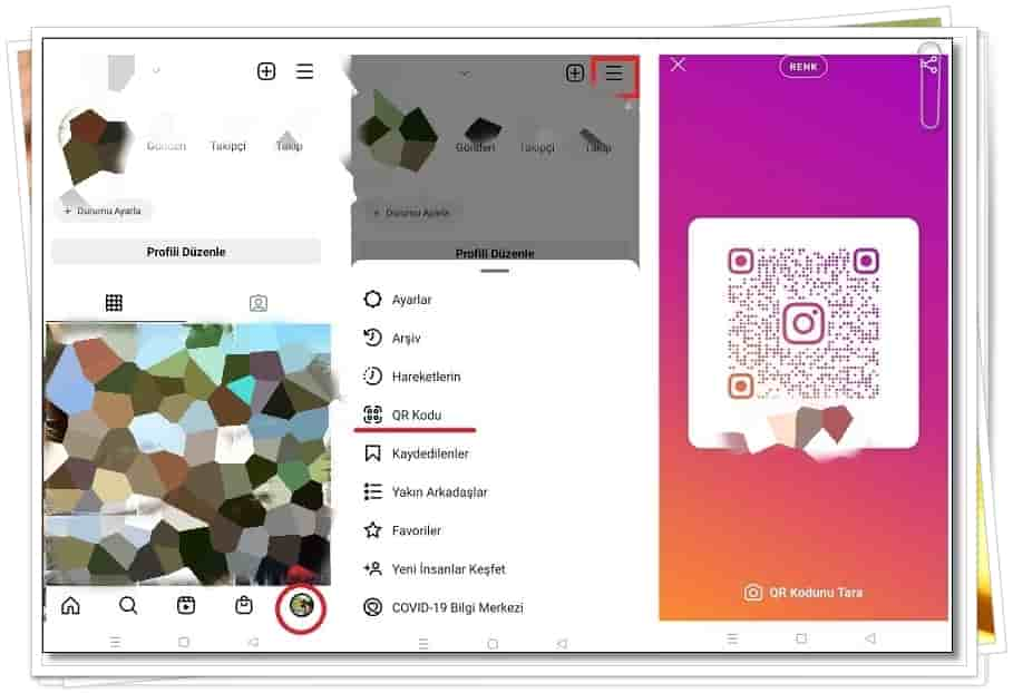 Instagram QR Kodu Oluşturma