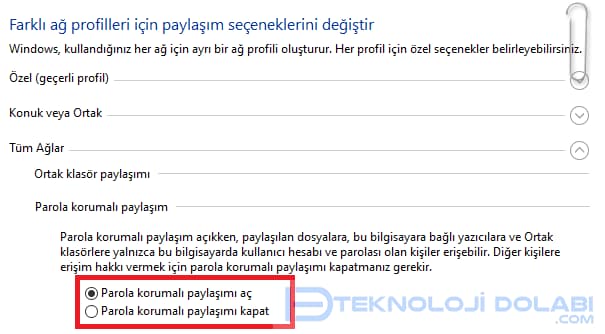 Windows Klasör Paylaşılamıyor Hatası Nasıl Çözülür?