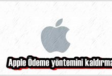 Apple Ödeme Yöntemini Kaldırma!