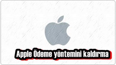 Apple Ödeme Yöntemini Kaldırma!