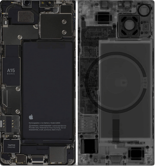 iPhone X-Ray Duvar Kağıtları 