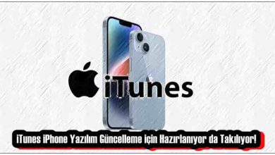 iTunes iPhone Yazılım Güncelleme için Hazırlanıyor da Takılıyor!