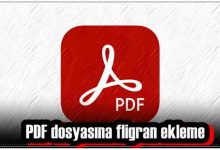 PDF Dosyasına Fligran Ekleme!