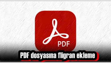 PDF Dosyasına Fligran Ekleme!