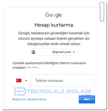 Unutulan Google Hesabı Kullanıcı Adı ve Şifresi Nasıl Alınır?