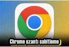 Chrome Uzantı Sabitleme