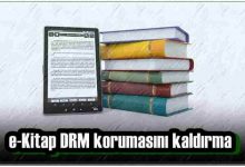 e-Kitap DRM Korumasını Kaldırma