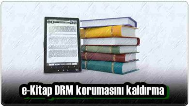 e-Kitap DRM Korumasını Kaldırma