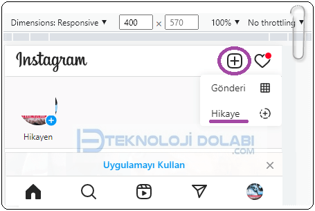 Instagram Hikayelerini Bilgisayardan Atmanın En Kolay Yolu!