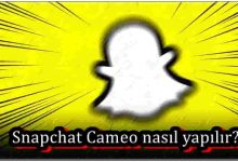 Snapchat Cameo Nedir, Cameo Nasıl Yapılır?