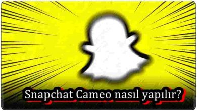 Snapchat Cameo Nedir, Cameo Nasıl Yapılır?