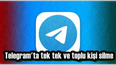 Telegram Kişi Silme (Toplue ve Tek Tek)