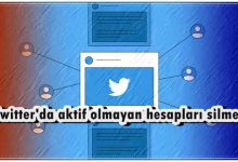 Twitter Aktif Olmayan Hesapları Silme