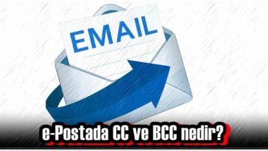 e-Postada CC ve BCC Ne Anlama Geliyor?