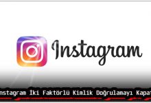 Instagram İki Faktörlü Kimlik Doğrulamayı Kapatma