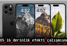 iOS 16 Derinlik Efekti Çalışmıyor, Neden?