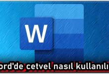 Microsoft Word'de Cetvel Nasıl Kullanılır?