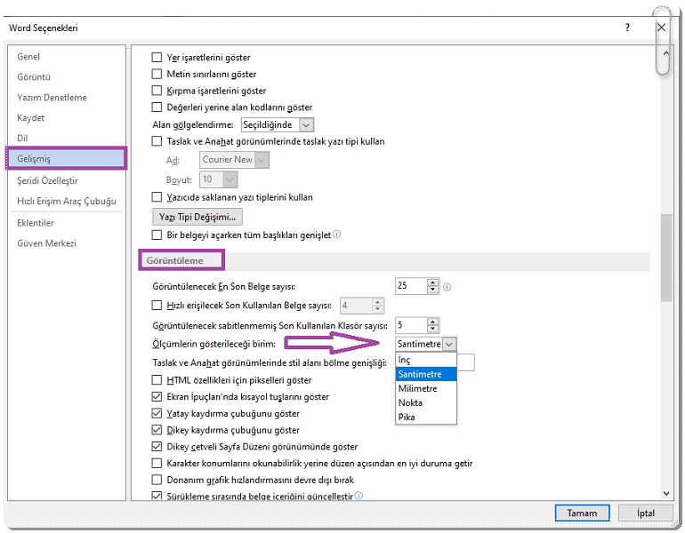 Microsoft Word'de Cetvel Nasıl Kullanılır?