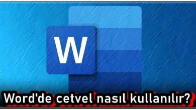Microsoft Word'de Cetvel Nasıl Kullanılır?