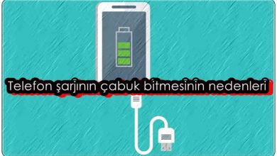 Telefon Şarjının Çabuk Bitmesinin Nedenleri