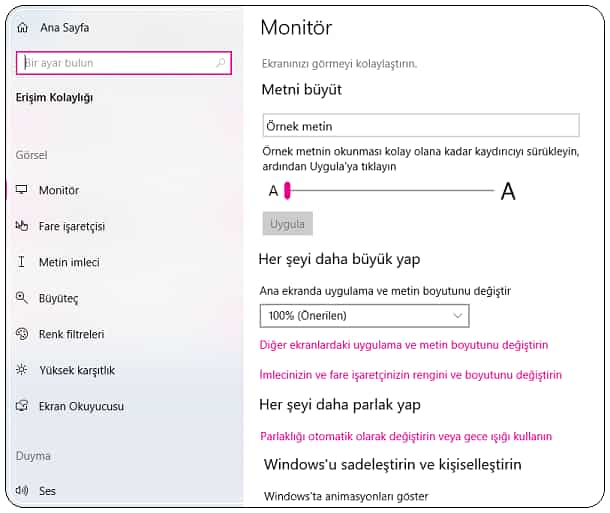 Windows Erişim Kolaylığını Açmanın 2 Kolay Yolu!