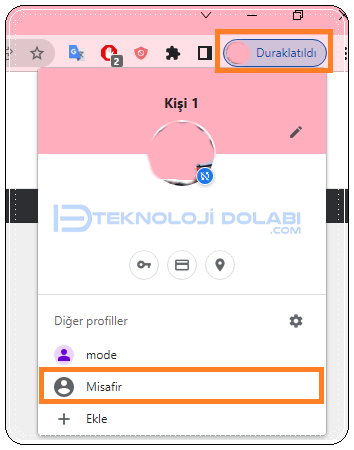 Chrome Misafir Modu Nasıl Kullanılır?