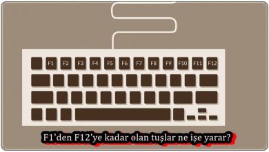 F1'den F12'ye Kadar Olan Tuşlar Ne İşe Yarar?