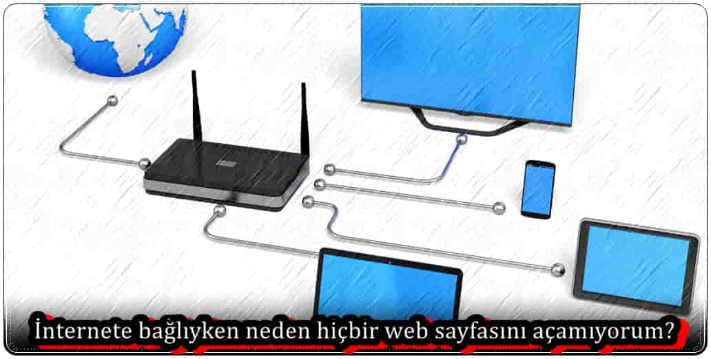 İnternete Bağlıyken Neden Hiçbir Web Sayfasını Açamıyorum?