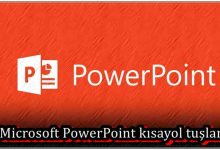 Microsoft PowerPoint Kısayol Tuşları