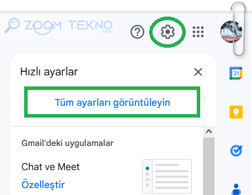 Gmail'de okunmamış mailleri görme