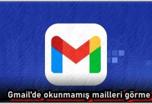 Gmail'de okunmamış mailleri görme