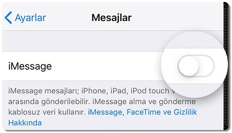 iMessage Teslim Edilmedi Sorununu Çözme