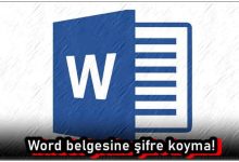 4 Adımda Word Belgesine Şifre Koyma!