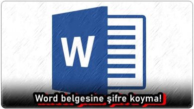 4 Adımda Word Belgesine Şifre Koyma!