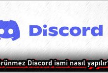 Görünmez Discord İsmi Nasıl Yapılır?