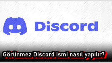 Görünmez Discord İsmi Nasıl Yapılır?