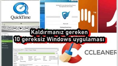 Kaldırmanız Gereken 10 Gereksiz Windows Uygulaması!