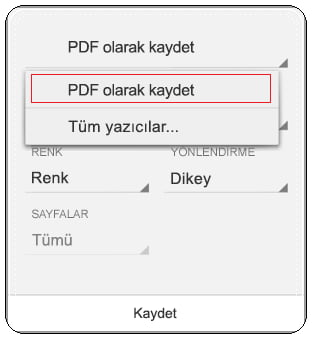 Fotoğrafları PDF Yapma!