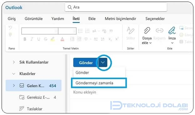 Outlook Mail Zamanlayıcı Nasıl Çalışır?