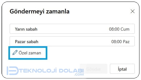 Outlook Mail Zamanlayıcı Nasıl Çalışır?