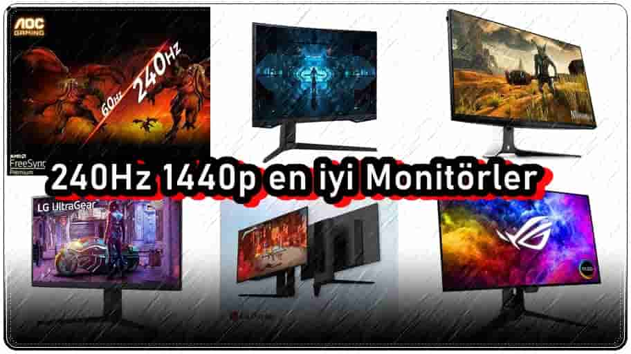 En İyi 6 240Hz 1440p Monitör